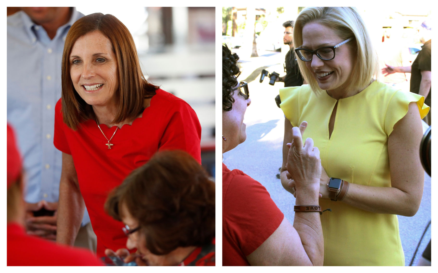 Martha McSally and Kyrsten Sinema